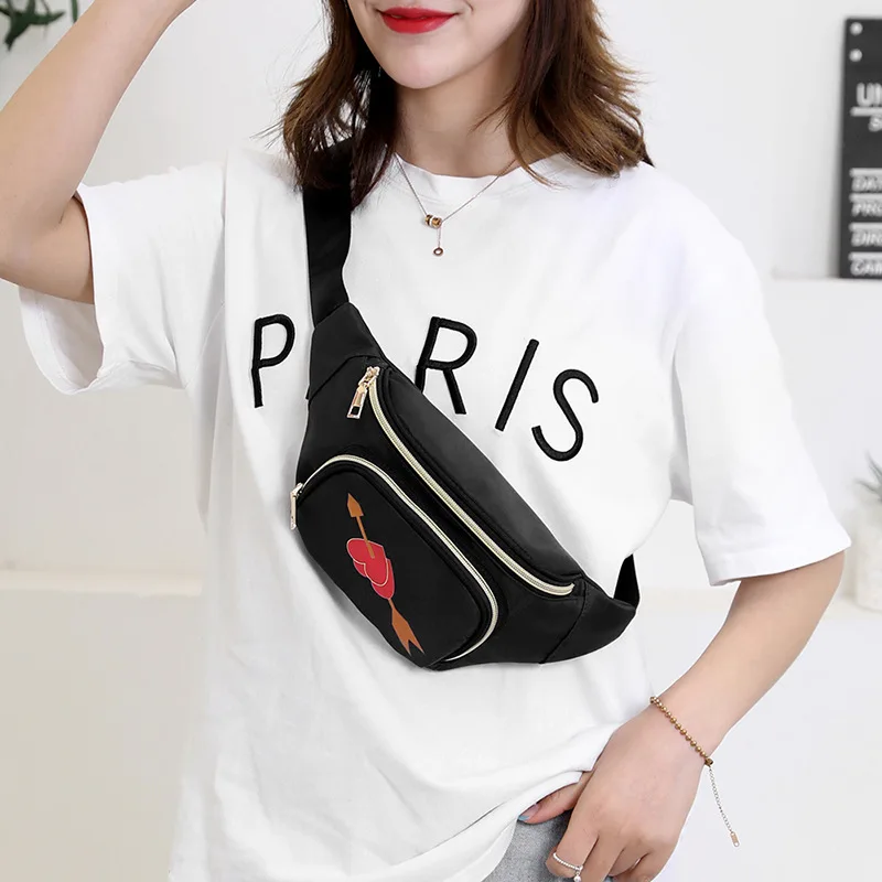 

New Waterproof Nylon Waist Bag Versatile Leisure Crossbody Bag Women's Fashion Bag 2021 fashion Bag can store personal belonging