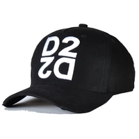 dsq brand hat men baseball caps 100 cotton dsq letters unisex adjustable baseball caps high quality d2 logo black cap for men