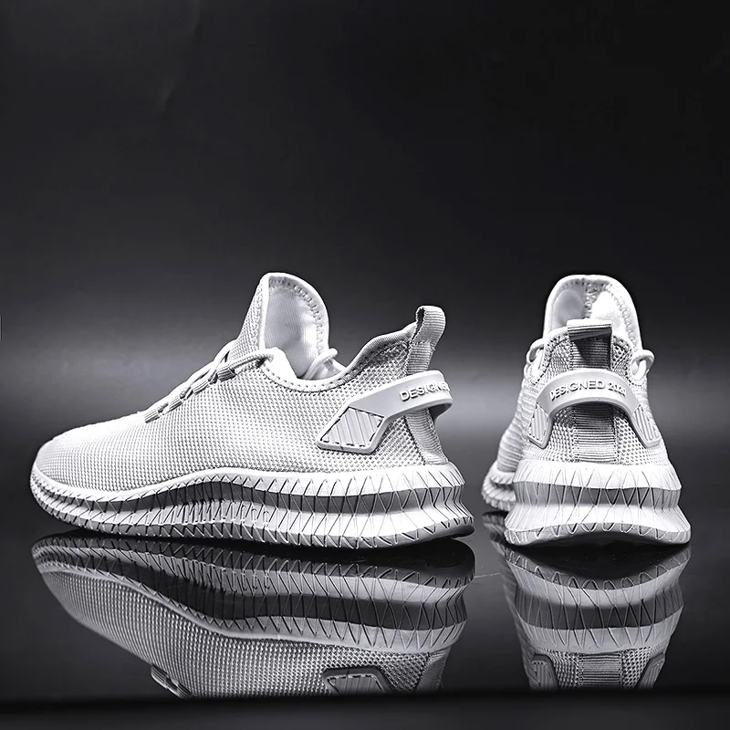 

Damyuan New Casual Shoes Men's Mesh Breathable Non-slip Wear-resistant Outdoor Sports Shoes White Designer Heightened Sneakers