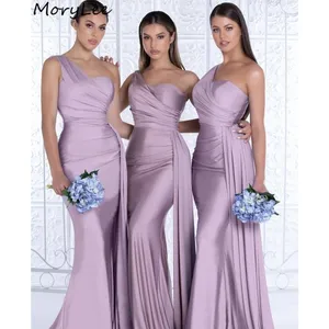 Bridesmaid Dresses Sexy One Shoulder Spandex Satin Mermaid Bridesmaid Dresses Zipper Back Wedding Party Bridemaid Gowns Bridesmaid Dresses Sexy One Shoulder Spandex Satin Mermaid Bridesmaid Dresses Zipper Back Wedding Party Bridemaid Gowns