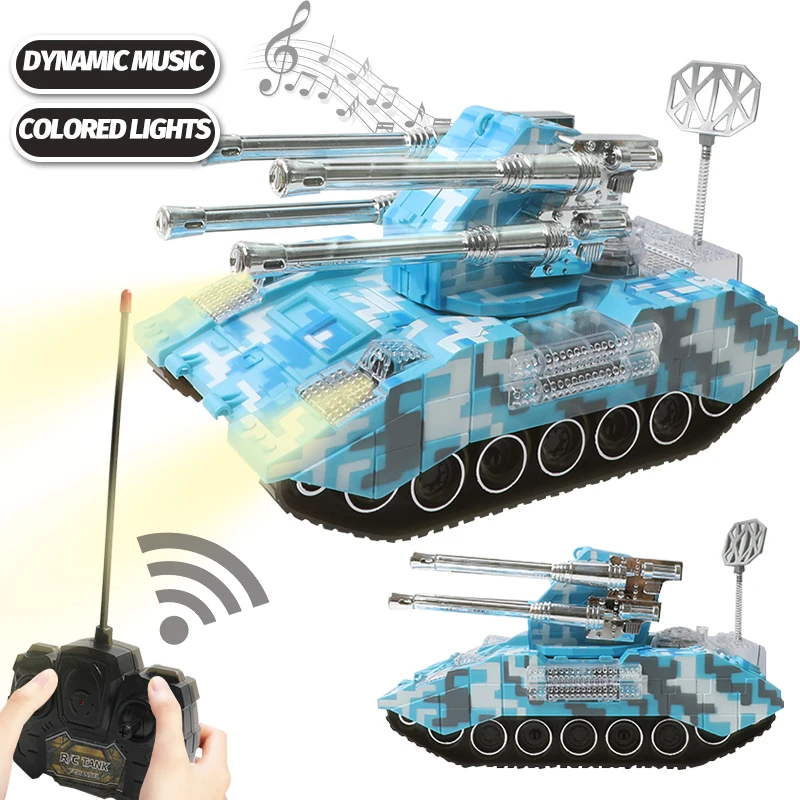 Радиоуправляемый Военный танк радиотанк модель тактического автомобиля военный