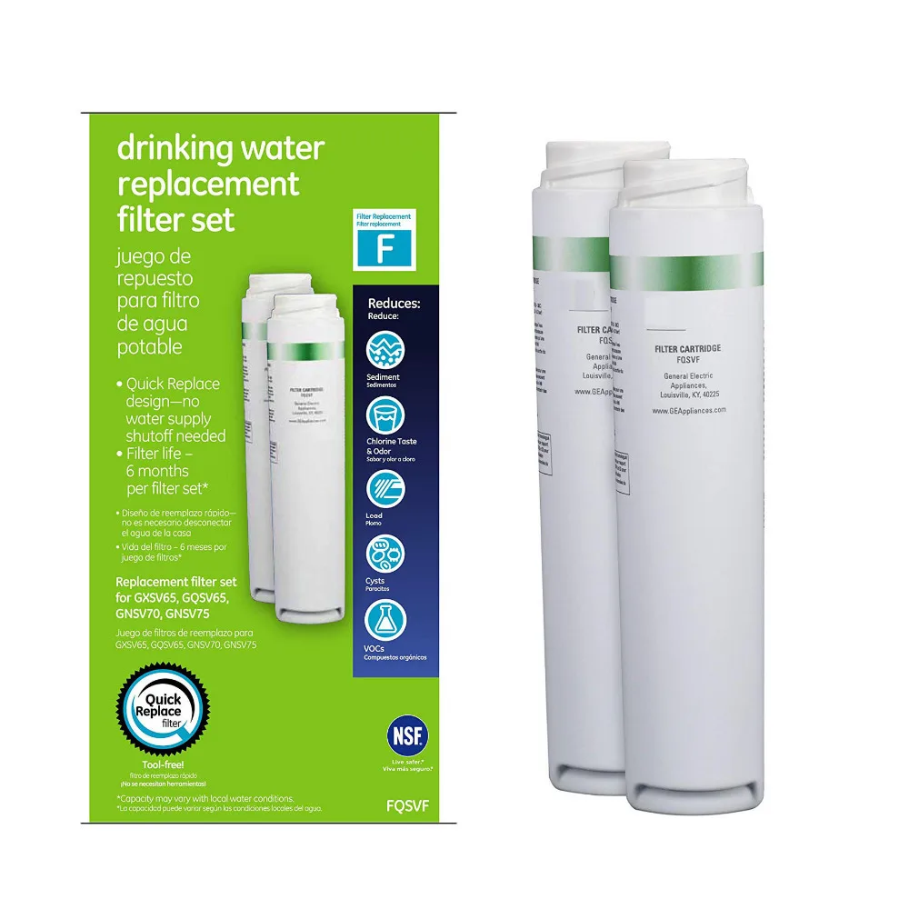 

Replacement For Ge Fqsvf Drinking Water System Replacement Filter Set Dual Stage Drinking Water Replacement Filters 2 Pcs/lot