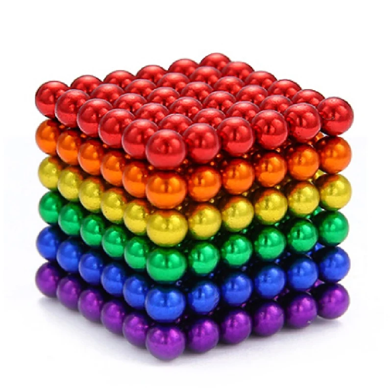 DIY металлический Неодимовый Волшебный Магнит магнитные шары кубики 216 шт.