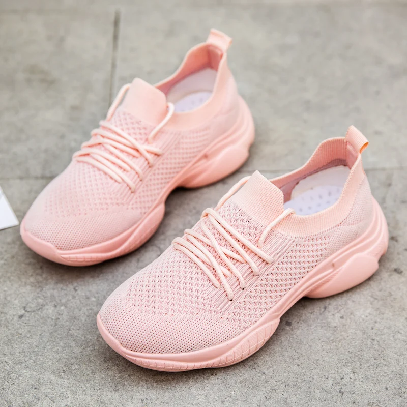Gym Shoes autumn Women Tennis Shoes Comfortable Breathable Platform Sneaker Classic Thick Sole Women Shoes Tenis Feminino