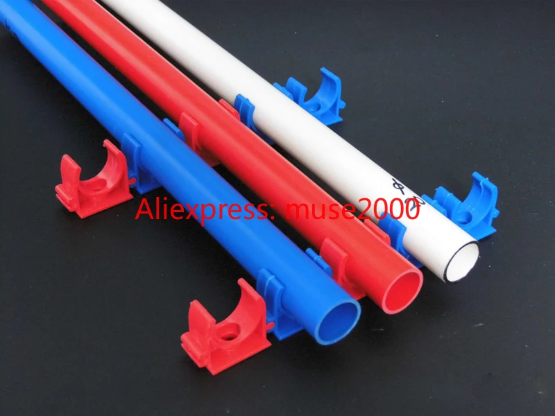 Трубчатый зажим для OD16 20 мм красный синий электрического распределительного