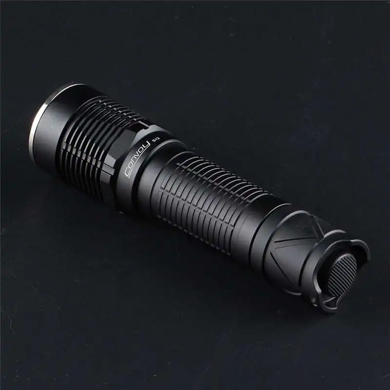 Convoy S12 3x SST20 / Nichia 219C 2300LM 6000 мАч выход Мощный фонарик 18650 21700 для кемпинга