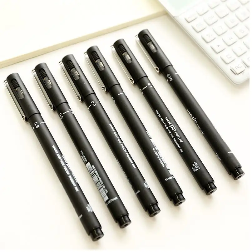Pigma Микрон иглы школьные товары для рукоделия маркеры Кисть ручка Fineliner