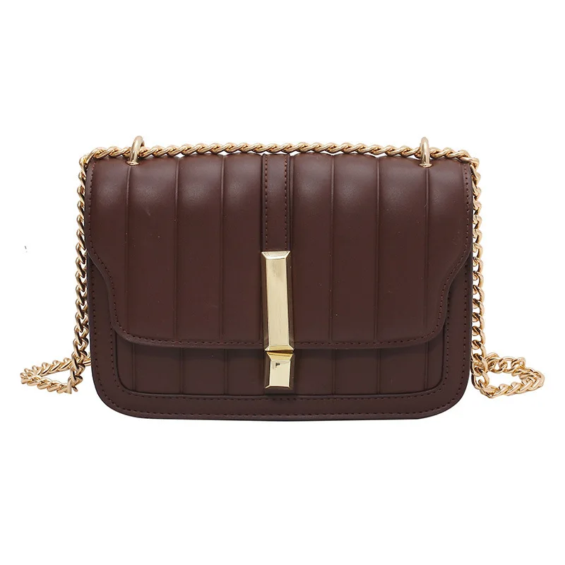 

Fashion chain bag women's bag 2021spring new fashion embroidery thread messenger small bag texture one-shoulder small square bag
