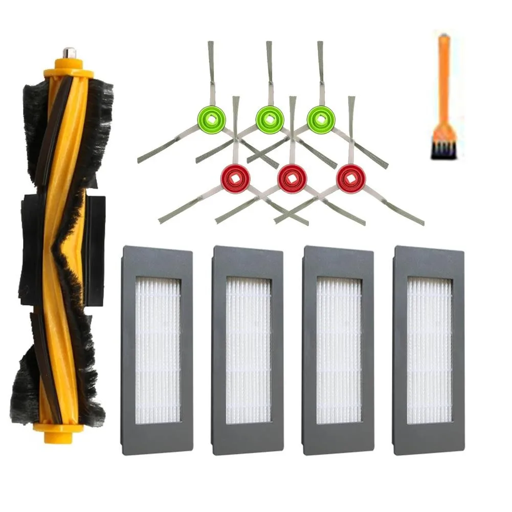 

Main Side Brush Filter Kit For Ecovacs Deebot Ozmo 900 DN5G Vacuum Cleaner Parts Robot Vacuum Part Sweeper Cleaning Replacement