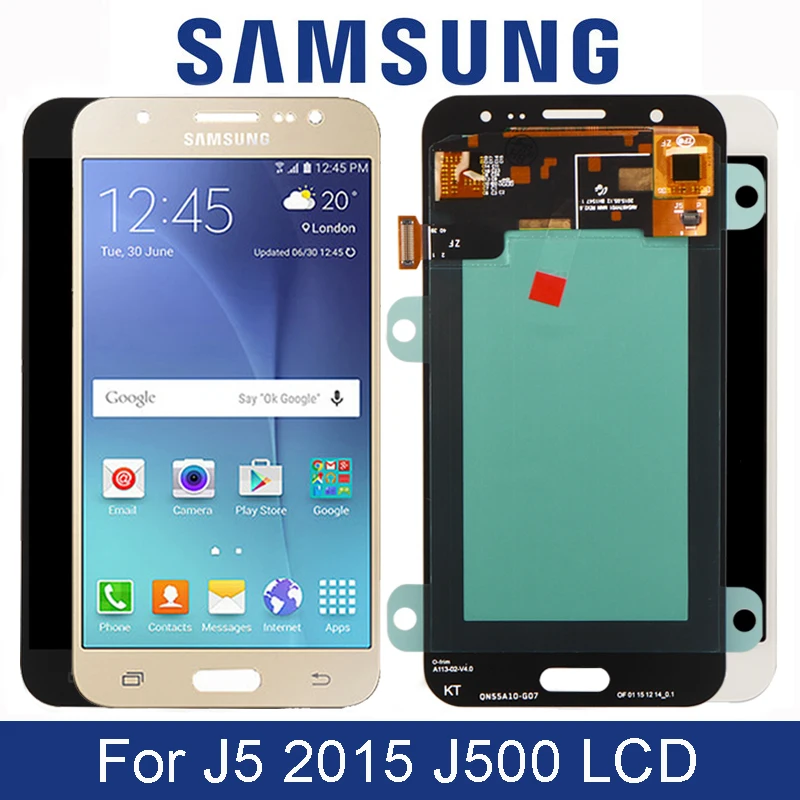 Оригинальный AMOLED ЖК дисплей 5 1 дюйма для Samsung Galaxy J5 2015 J500 J500H J500FN J500F J500M сенсорный