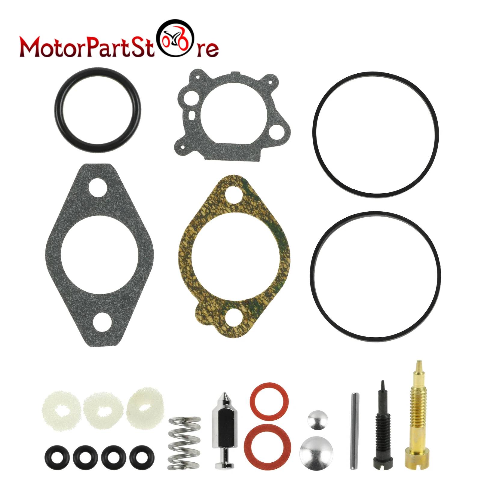 

Carburetor Carb Gasket Rebuild Repair Kit 492495 493762 498260 For Quantum 3.5HP 4HP Max series 5HP horizontal Carburetor Engine