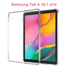 Прозрачный чехол для планшета Samsung Tab A 10,1, T510, 2019, мягкий чехол с защитой от падения для Galaxy Tab 10,1, T515, T510, тонкий задний Чехол