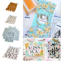 cutting dies stamps stencil hot foil scrapbook diary decoration stencil embossing template diy greeting card handmad