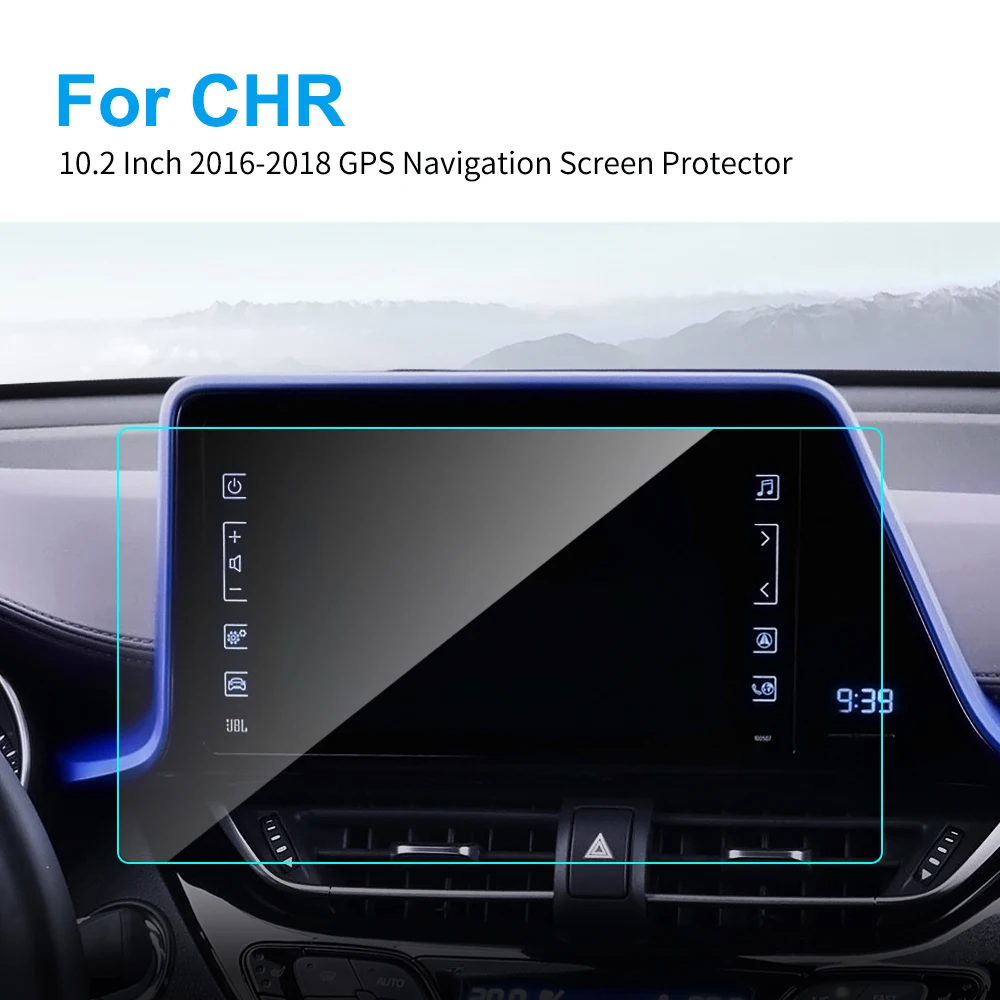 10 2 дюйма для Toyota CH-R CHR 2016-18 автомобильный GPS-навигатор протектор экрана из