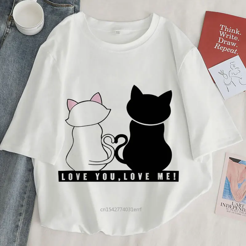 

Women Tee Harajuku Aesthetic Top Casual Summer Fashion Female T Shirt Anime Graphic Print T-shirt