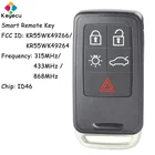 KEYECU умный дистанционный Автомобильный ключ с 5 кнопками 433 МГц 902 МГц для Volvo XC60 S60 S80 V70 V40 V60 S80 XC70 Fob KR55WK49266 KR55WK49264