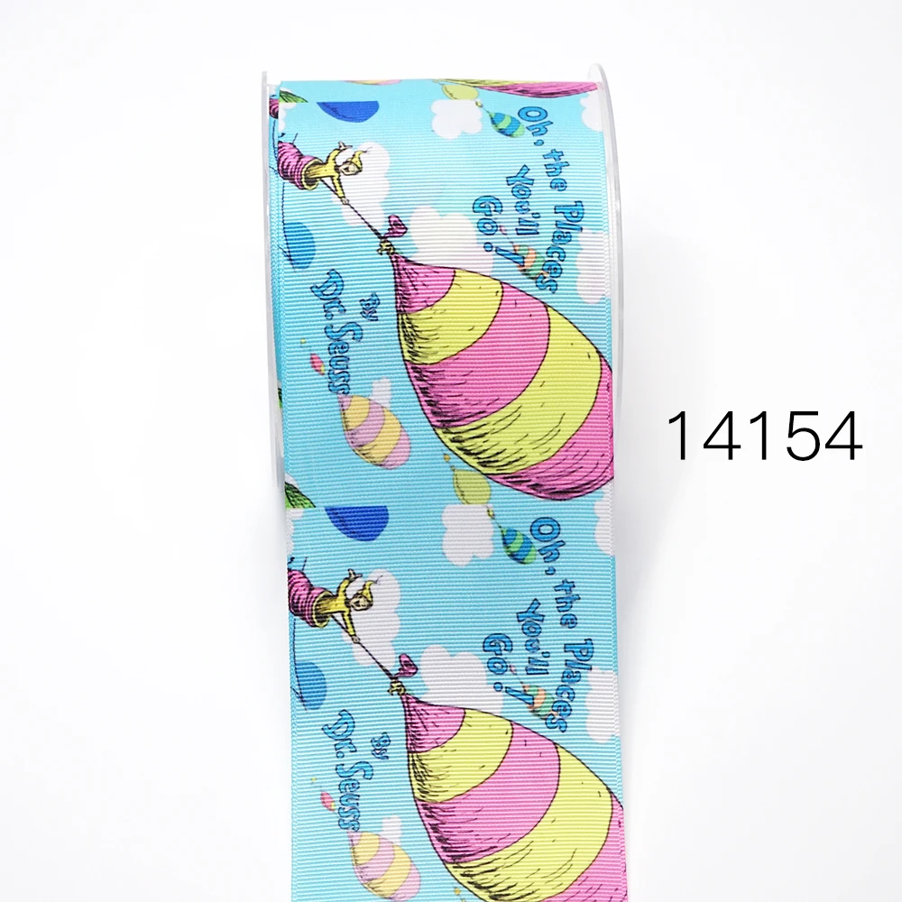 Бесплатная доставка 50 ярдов на размер мультяшная печатная корсажная лента 14154 |