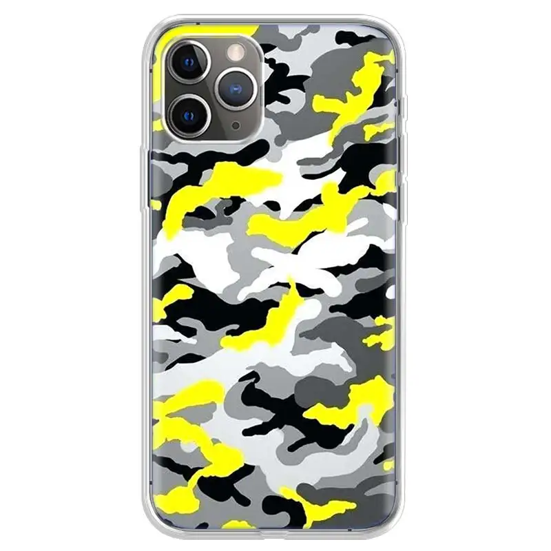 Военный армейский чехол для телефона iphone SE 12 5 5S 6 6S 7 8 11 PLUS X XS MAX XR PRO мягкий
