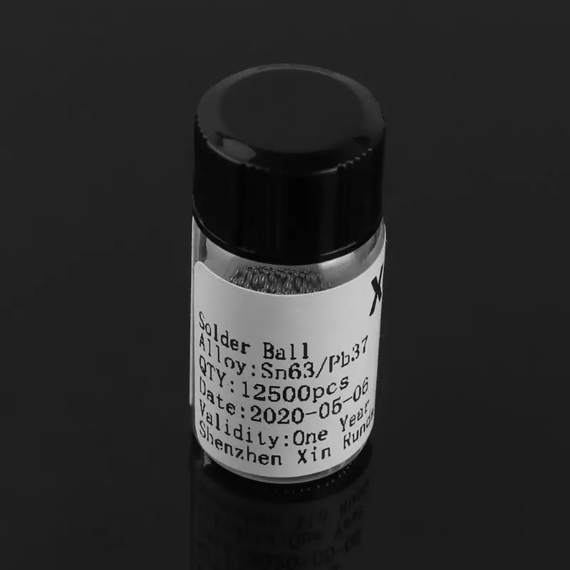 

2021 New 7 Bottle 1.25W BGA Reballing Balls 0.25/0.3/0.35/0.4/0.45/0.5/0.6mm Solder Ball