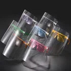 Маска с защитой от брызг и масла, 1 шт., инструменты для готовки, прозрачная маска на все лицо, креативные пылезащитные солнцезащитные очки для езды на велосипеде, защитная маска