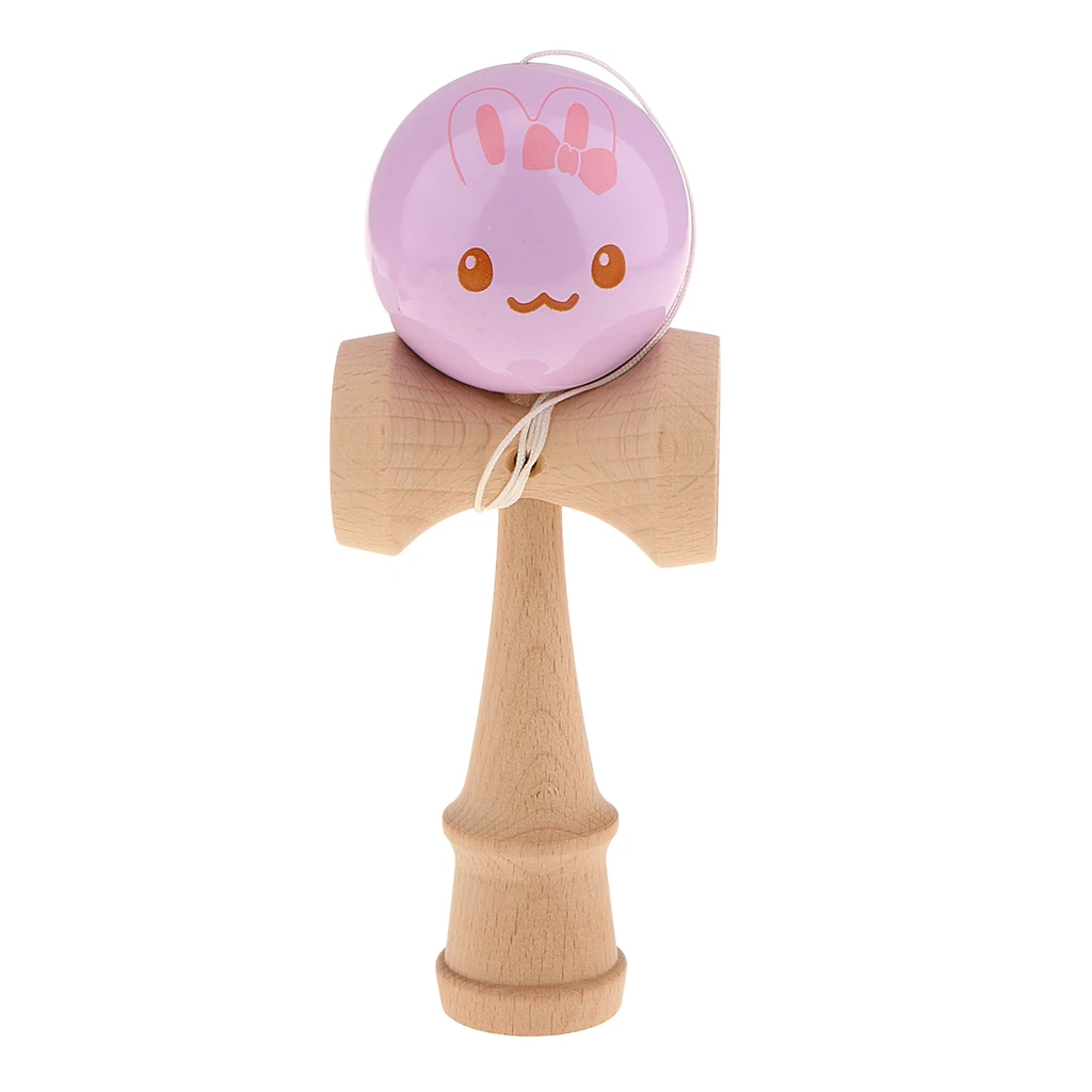 Шар Kendama милый ребенок лицо узор конкурентоспособная классическая игрушка для