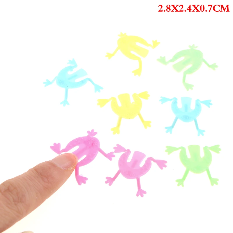 

20pcs Mini Jumping Frog Toys Kids Funny Party Contest Games Gift Fidget Toy Creative Fidget Toy Random Color