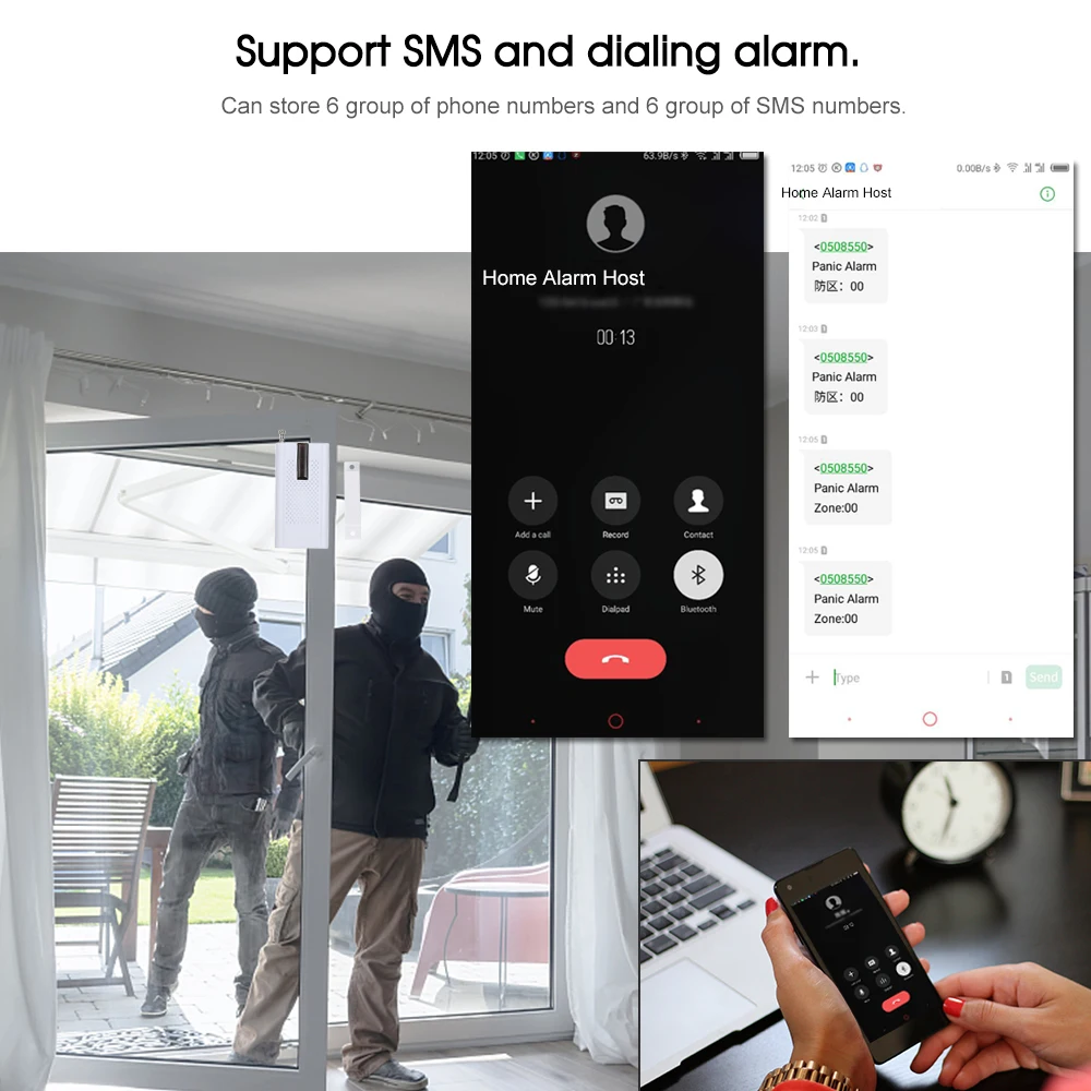 Tuya Smart WI-FI GSM домашняя система охранной сигнализации PIR Дистанционное управление