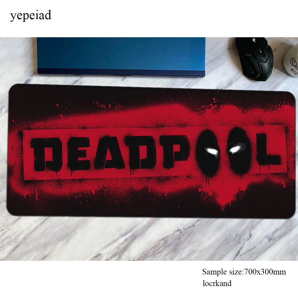Коврик для мыши Deadpool игровой коврик на день рождения аниме 800x300x4 мм офисный