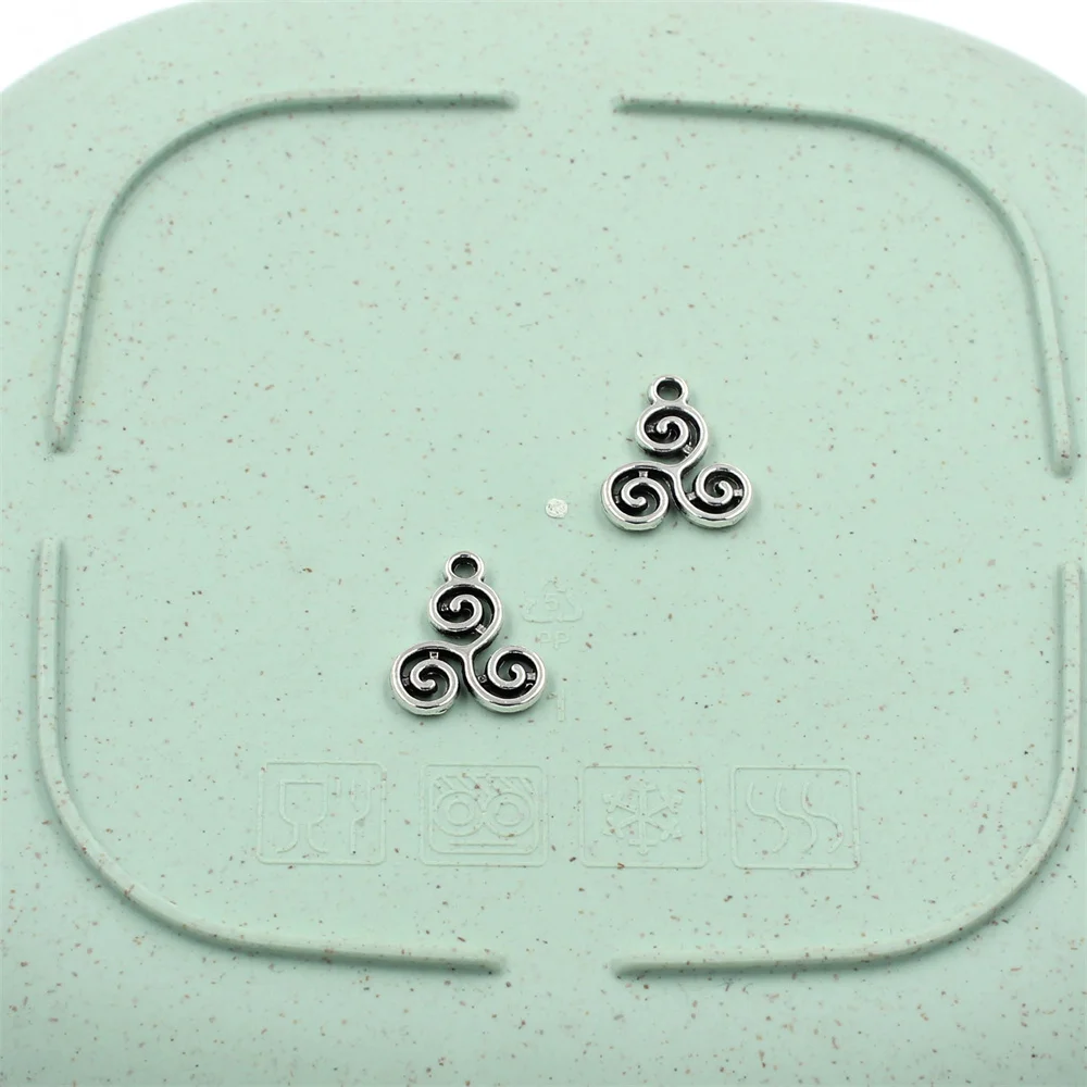 

5pcs/Lot 13x15mm Whirlpool Charm Pendants For Jewelry Making Pendants Charm Findings