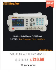 RuoShui 189A True RMS журнал данных 55000 отсчетов AC DC мультиметр Рабочий цикл частота RTD метр мультиметровый Электрический тестер