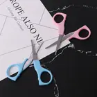 Кусачки для ногтей Детские технические уход за ребенком безопасные ножницы из нержавеющей стали для новорожденных детей с круглым наконечником случайного цвета 85DE