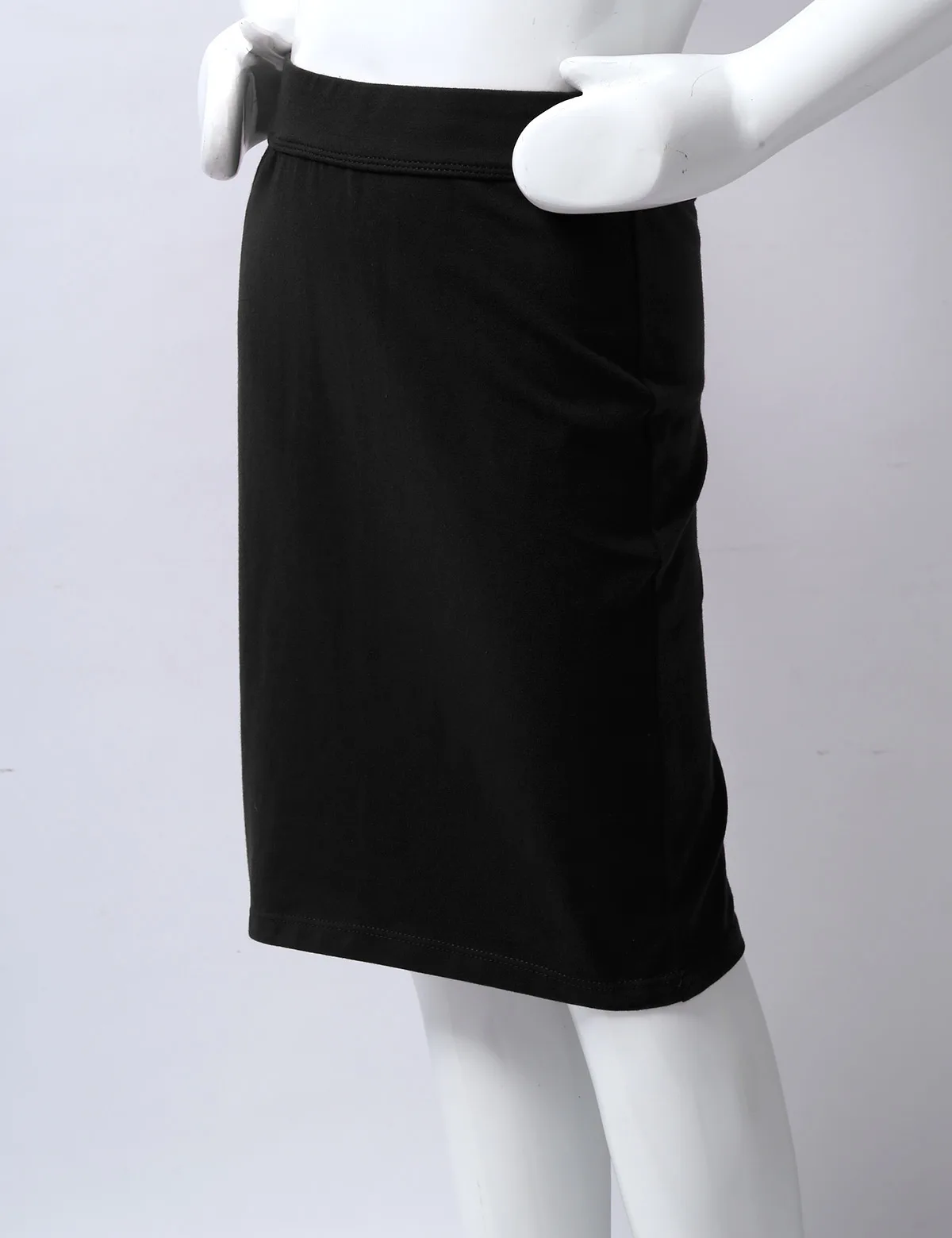 Юбка карандаш для маленьких девочек легкая эластичная юбка до колена эластичный