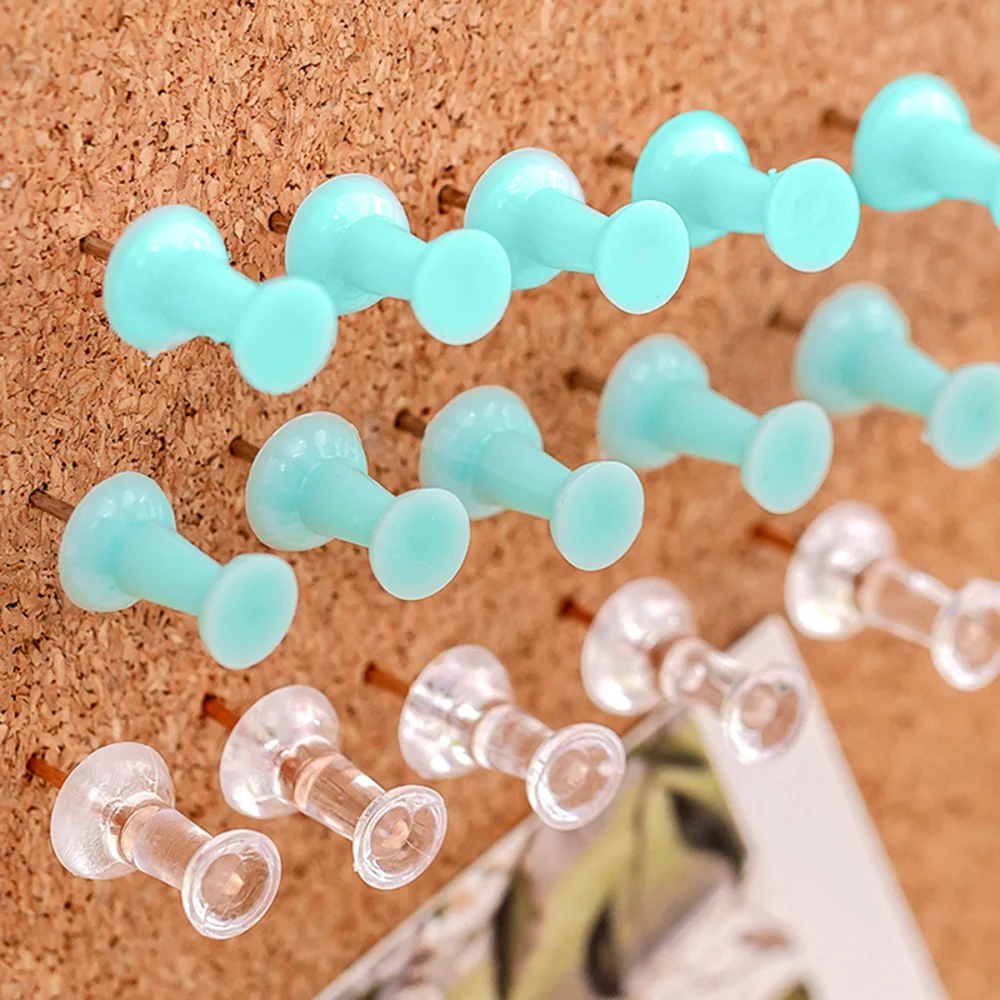 

2 Boxes/200pcs Practical Push Pin Useful Thumbtack Decorative Wall Nails Map Tacks DIY Supplies Home Accessories for School Offi