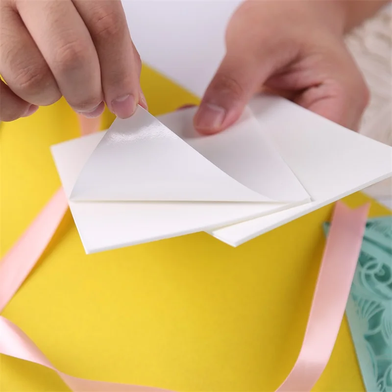 5 листов/набор Двусторонняя Клейкая Пена для добавления глубины и деталей к вашим