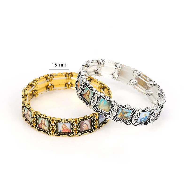 Католический крест браслет католическая Мэри сочувствие икона из бисера четки