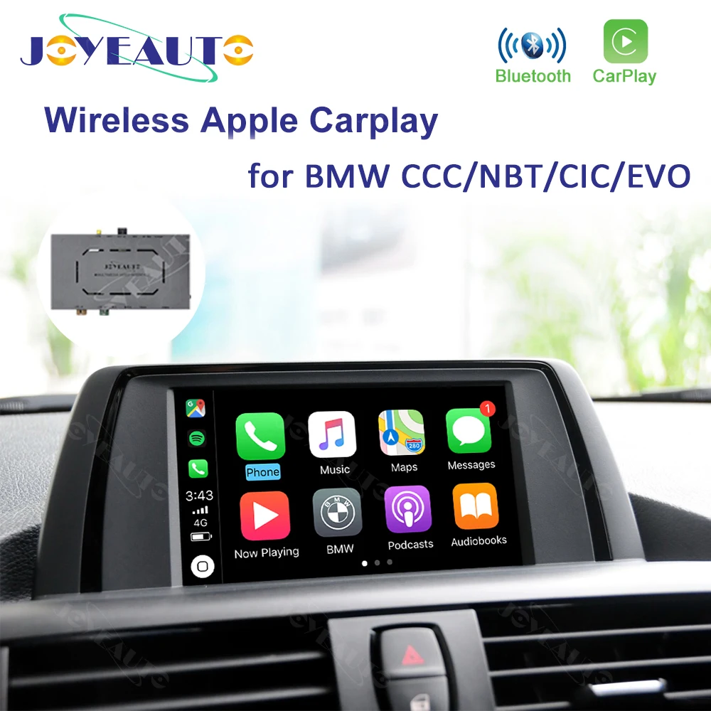 Беспроводной адаптер Joyeauto Apple Carplay для BMW X5 E70 F15 F30 F20 X6 NBT EVO CIC CCC Carplay|Автомагнитолы| |