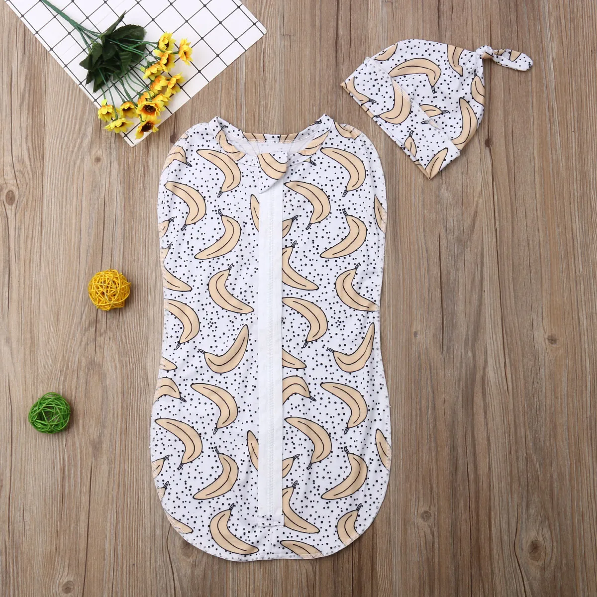 Спальные мешки для новорожденных Хлопковое одеяло на молнии пеленания спальный