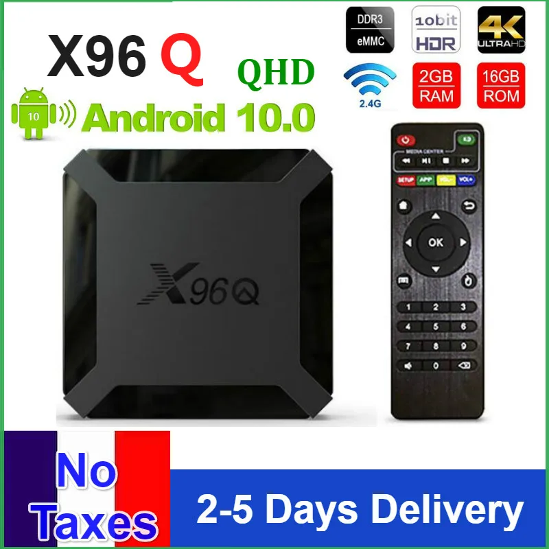 

Leadcool QHD подлинный X96Q Android 10.0 телеприставка H313 Четырехъядерный 4K 3D телеприставка медиаплеер QHD X96 Q Смарт ТВ приставка