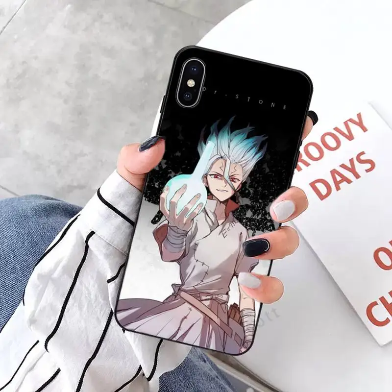 

anime Dr.STONE Phone Case for iPhone 11 12 mini pro XS MAX 8 7 6 6S Plus X 5S SE 2020 XR