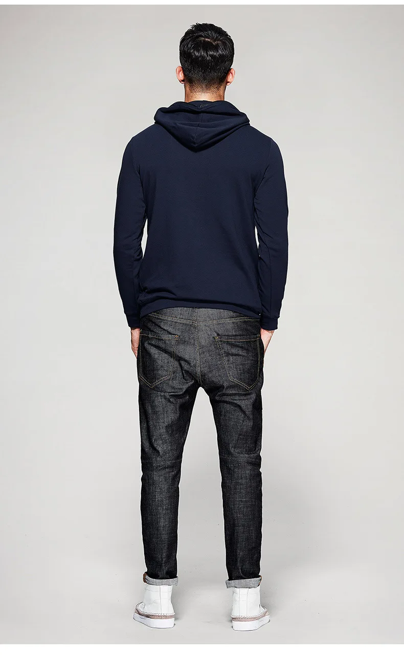 Худи мужское осеннее однотонное в британском стиле осень 2019 | Мужская одежда