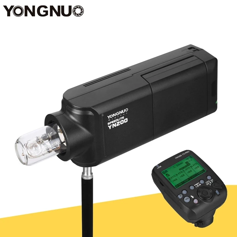 YONGNUO YN200 TTL HSS 2 4G 200W литиевая батарея с USB Type C совместимая (YN560-TX II)/YN560-TX Pro/YN862 для Canon