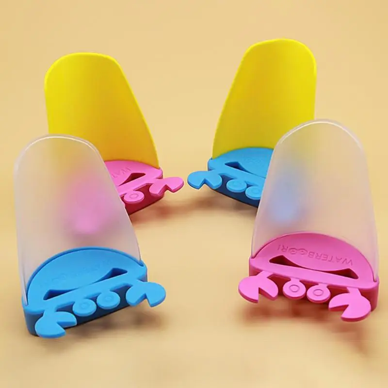Montessori Cartoon Crab Children's Hand Wash Extender Toddler Faucet Baby Bathtub Sink Tap Water Children Bath Toy Toy Gift