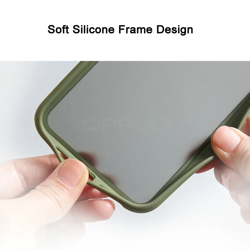 For Xiaomi Mi Note 10 Matte Translucent Case Soft TPU Frame Hard Clear Back Phone Cover for CC9 Pro Note10 |