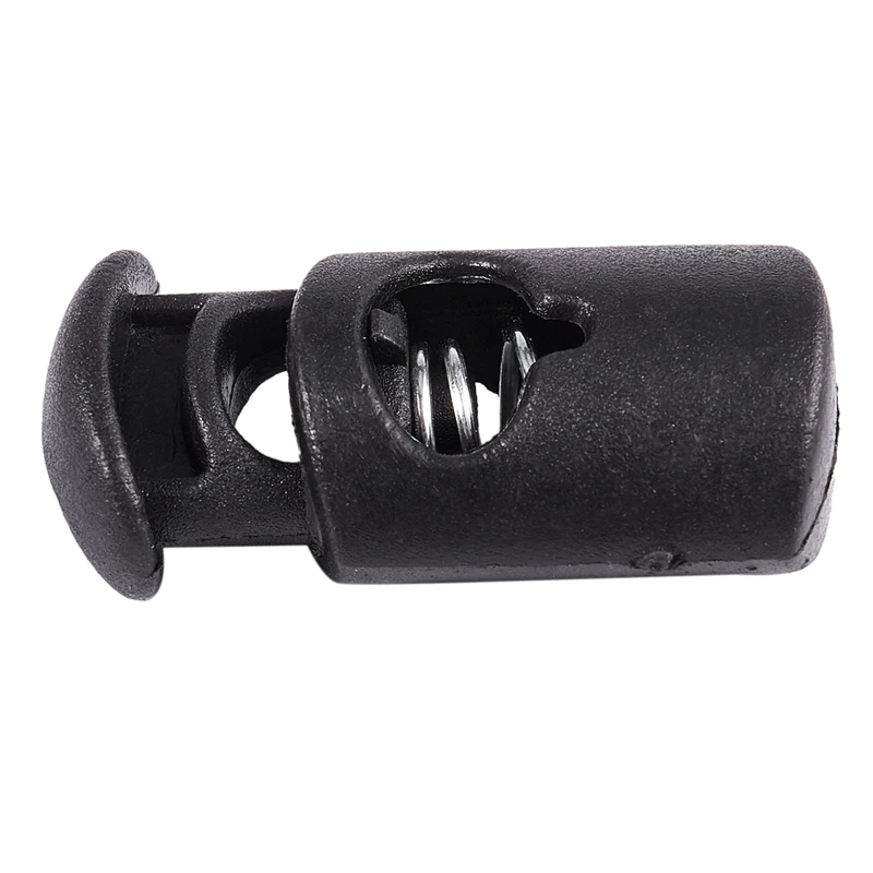 Диаметр 8 мм отверстие шнур фиксатор шнура шнурки защелкивающийся крюк черный 10