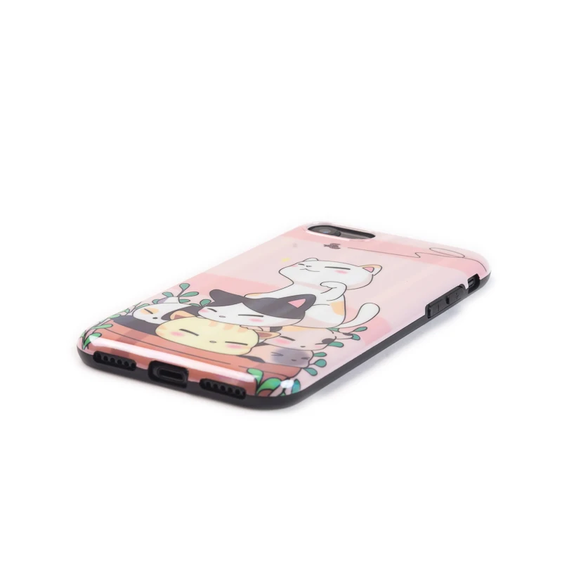 Глянцевый чехол для телефона с принтом листья растений iPhone XS Max XR 6 6S 7 8 Plus X Жесткий