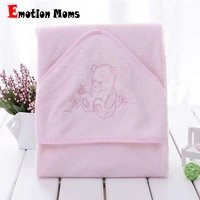 hot wholesale 100 bamboo fiber super soft and comortable 90x90cm 345gsm baby towel baby hooded towel infant towel