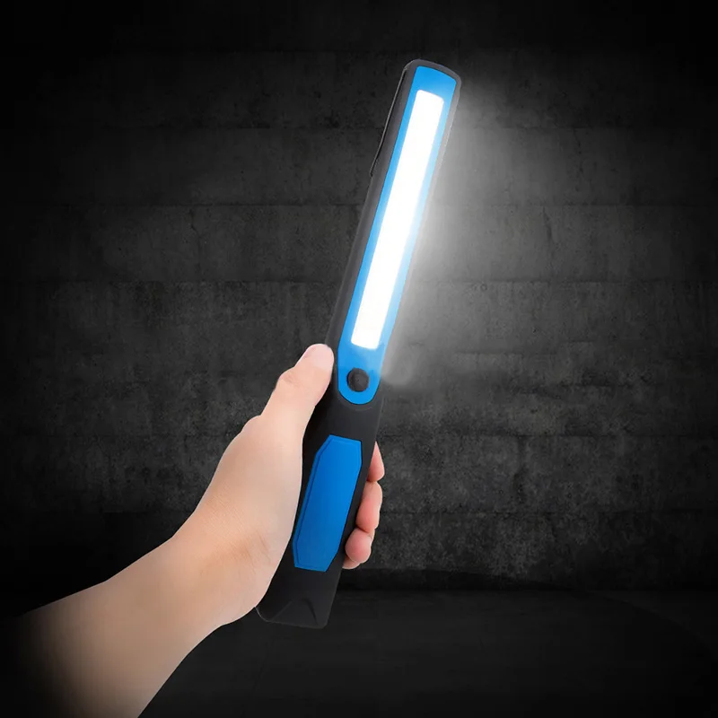 

COB LED Rechargeable Work Light USB Hand Torch Inspection Fit Cycling, Camping
