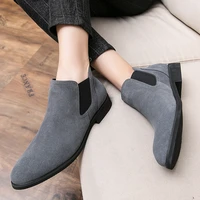 chelsea boots men 2020 springautumn classic casual boots male fashion shoes men genuine casual botas motorcycle brand men boots