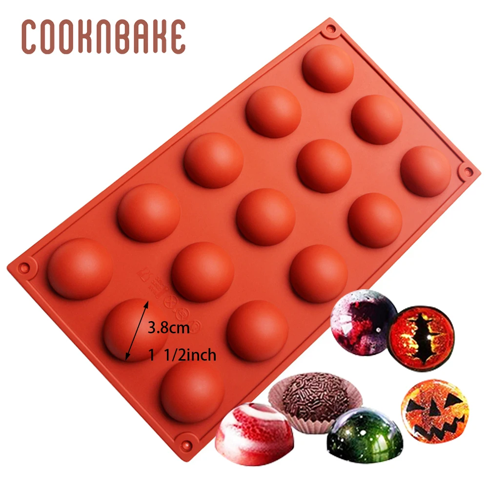 CDSM-268 COOKNBAKE силиконовая купольная форма для торта Круглый ручной работы инструмент для мыла шоколадные конфеты форма для выпечки хлеба торта оборудование для выпечки формы для желе, пудинга - Цвет: CDSM-268