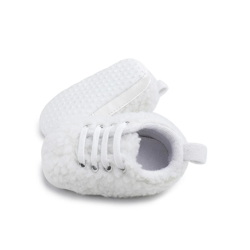 Зимняя Нескользящая детская теплая обувь для маленьких девочек и мальчиков